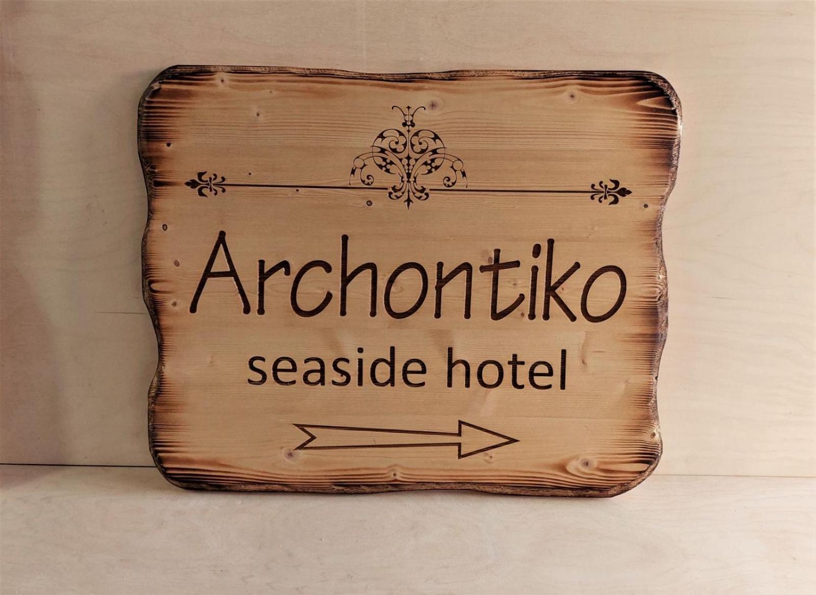 Archontiko Seaside Hotel 플라타니아스 외부 사진