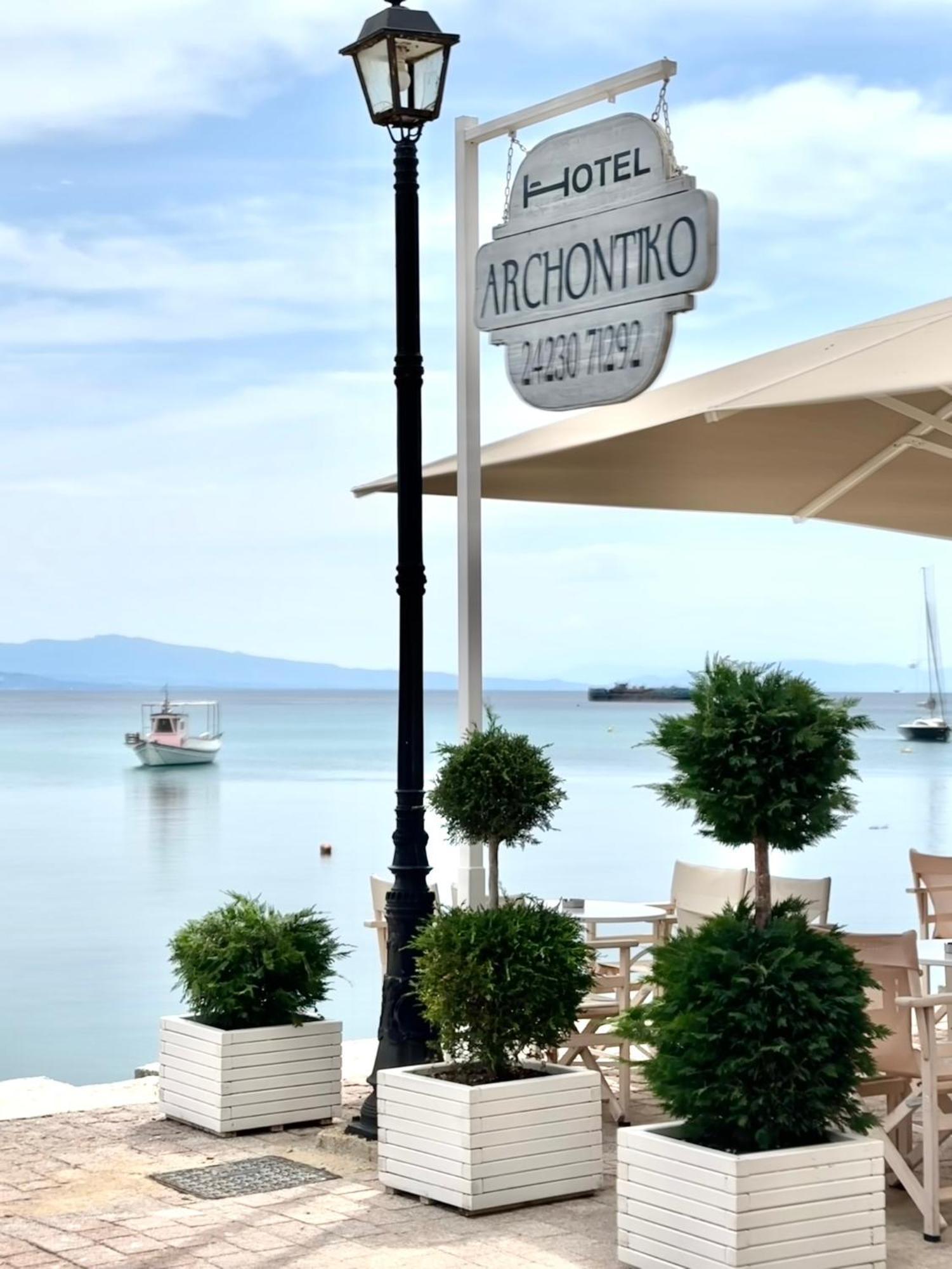 Archontiko Seaside Hotel 플라타니아스 외부 사진