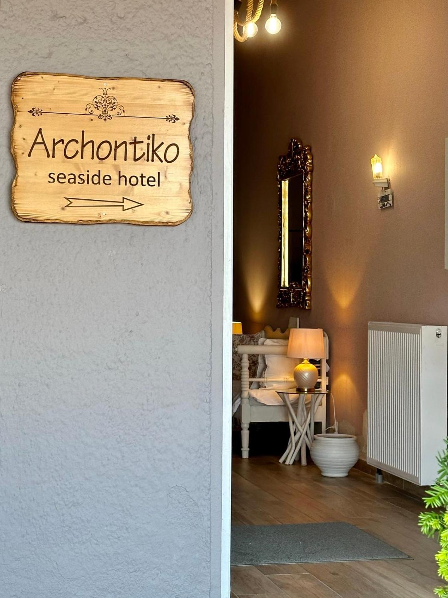 Archontiko Seaside Hotel 플라타니아스 외부 사진